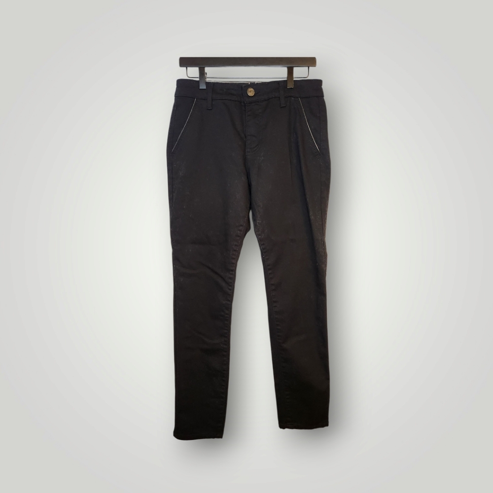 Benjamin Black Black Slim Fit Pants Size 30x32